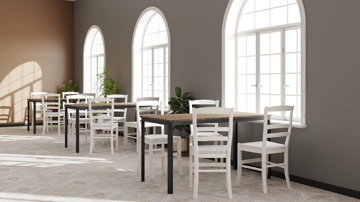 Schreibtisch Nova, 140x70x75 cm, Nussbaum Dekor/anthrazit