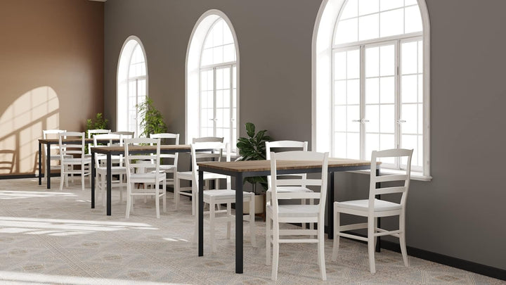 Schreibtisch Nova, 160x80x75 cm, Nussbaum Dekor/anthrazit