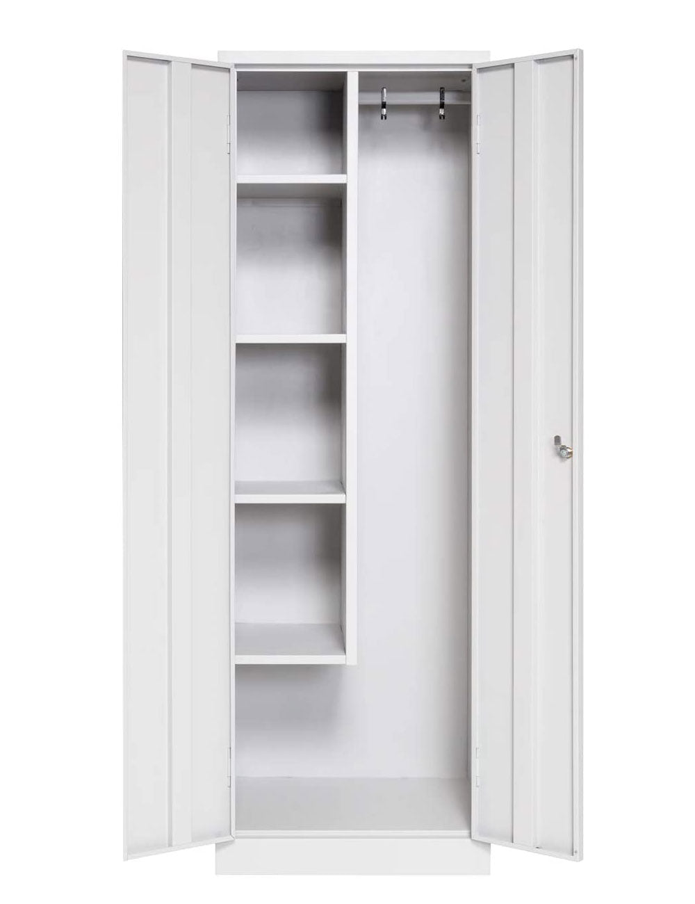 Putzmittelschrank, 60x180 cm, grau