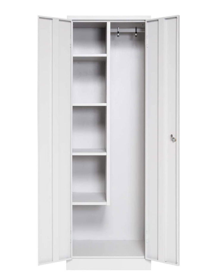 Putzmittelschrank, 60x180 cm, grau