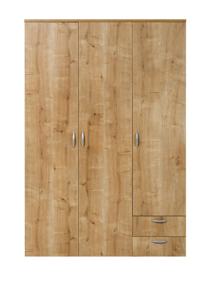 Kleiderschrank, Saphir Eiche, 120x177x52cm