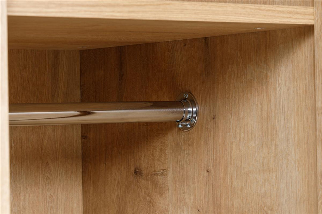 Kleiderschrank, Saphir Eiche, 120x177x52cm