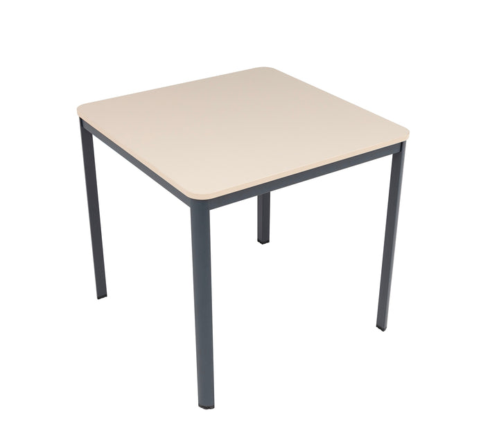 Schreibtisch Nova, 80x80x75 cm, Sandfarbe/anthrazit