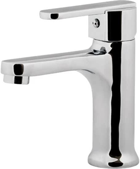 Furni24 Badezimmer Badmöbel Set 85 cm Weiß -Waschbecken 85cm Keramik- Unterschrank Hochschrank Waschtisch Möbel - einschließlich Waschtischmischer und Wasserhahn-Sets