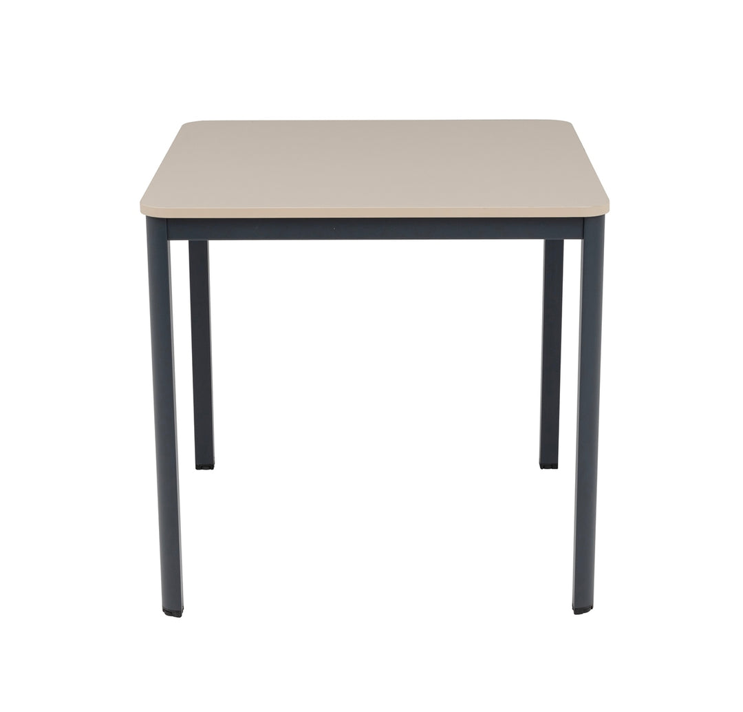 Schreibtisch Nova, 80x80x75 cm, Sandfarbe/anthrazit