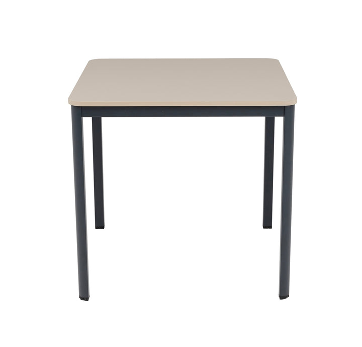 Schreibtisch Nova, 80x80x75 cm, Sandfarbe/anthrazit
