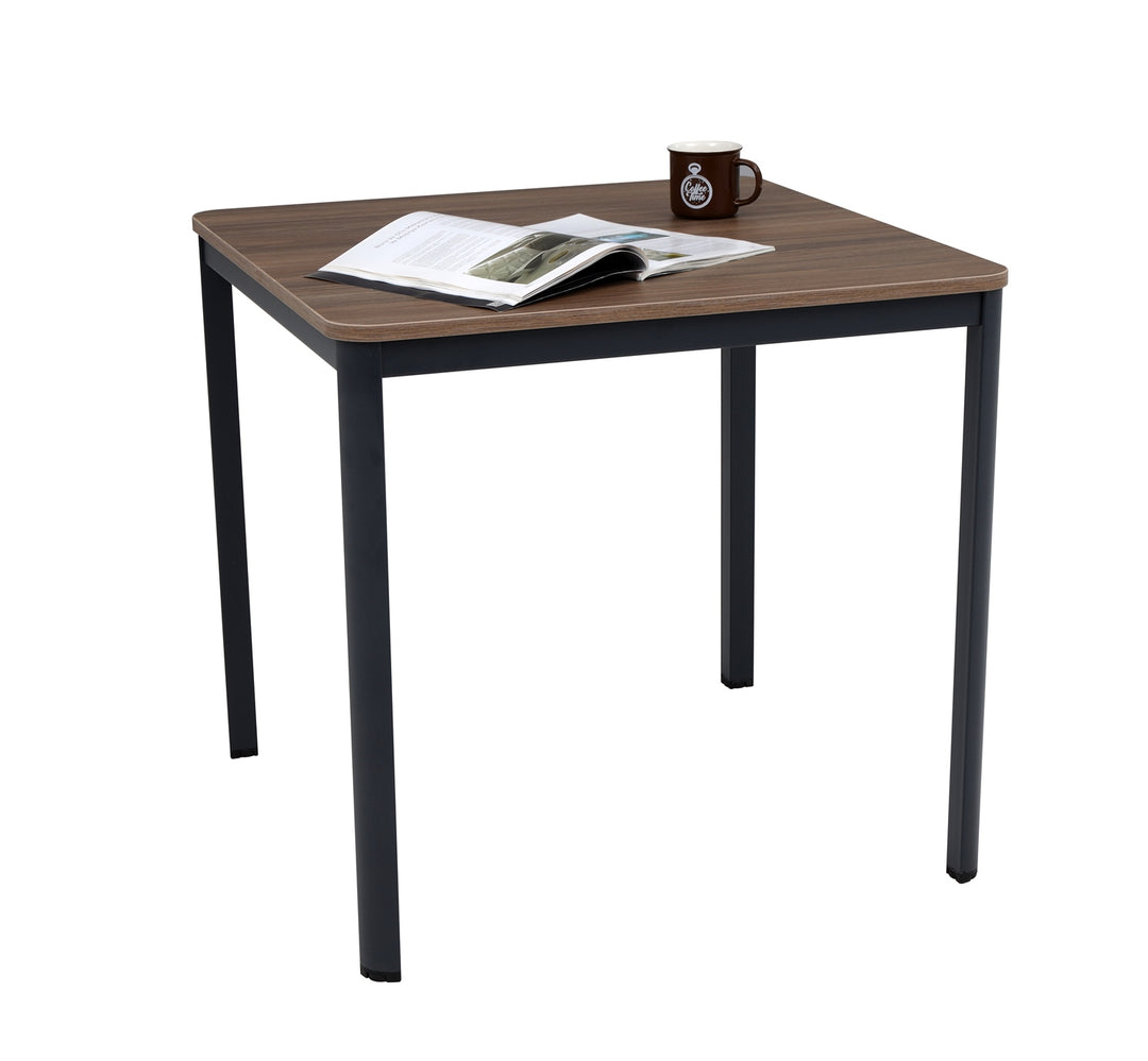 Schreibtisch Nova, 80x80x75 cm, Nussbaum Dekor/anthrazit