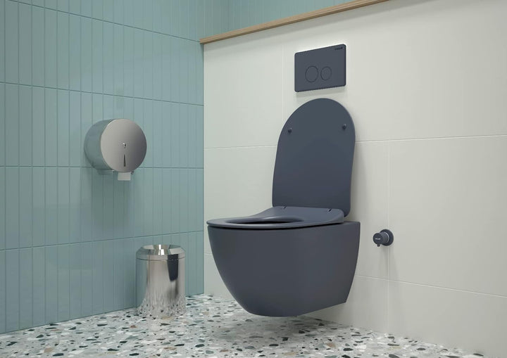 Free Rim Off Wand-WC ohne Hygienedusche, anthrazit