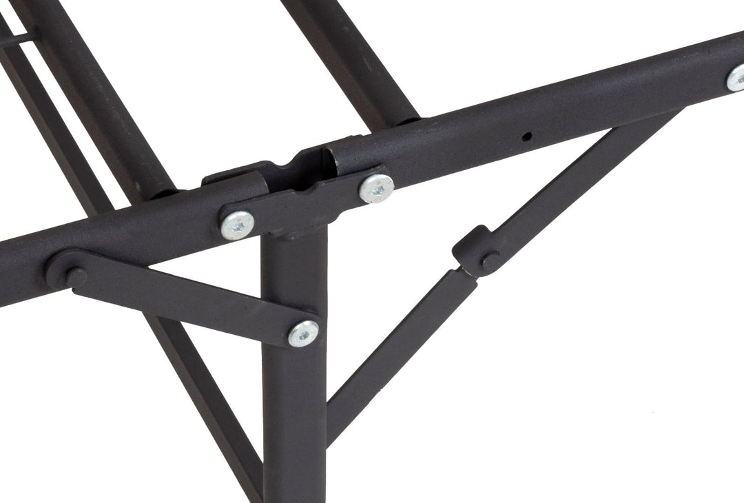 Klappbares Bettgestell, 90x200 cm schwarz