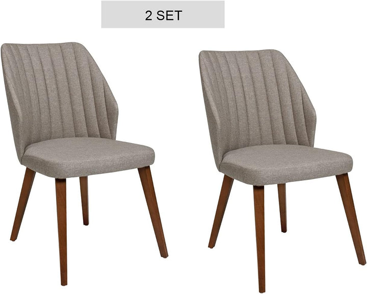 2er Set Esszimmerstühle, Design Stuhl, Stoffbezug