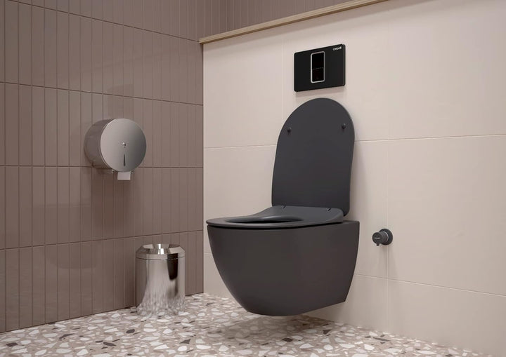 Free Rim Off Wand-WC ohne Hygienedusche, anthrazit