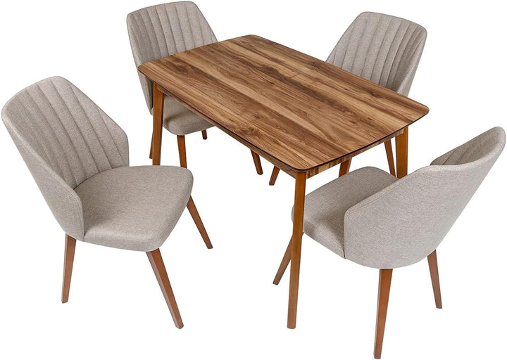 2er Set Esszimmerstühle, Design Stuhl, Stoffbezug