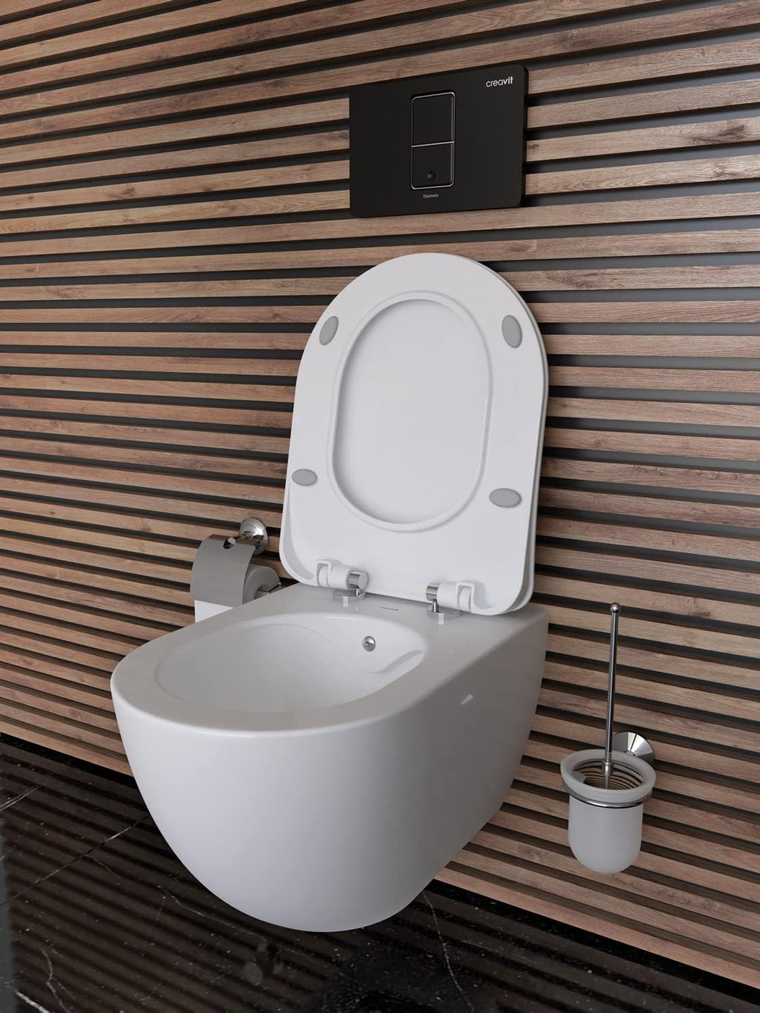 Free Hänge WC mit Hygienedusche, weiß