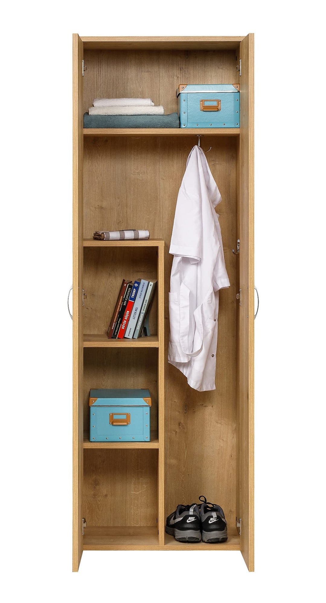 Kleiderschrank, Saphir Eiche Dekor, 60x180x34 cm