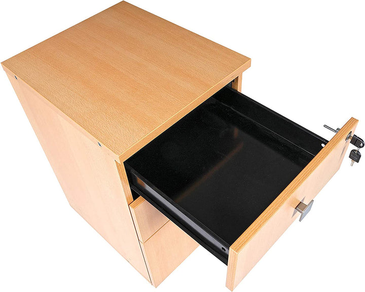 Schreibtisch, Chefschreibtisch, Winkelschreibtisch "Gela", Buche, rechts gewinkelt