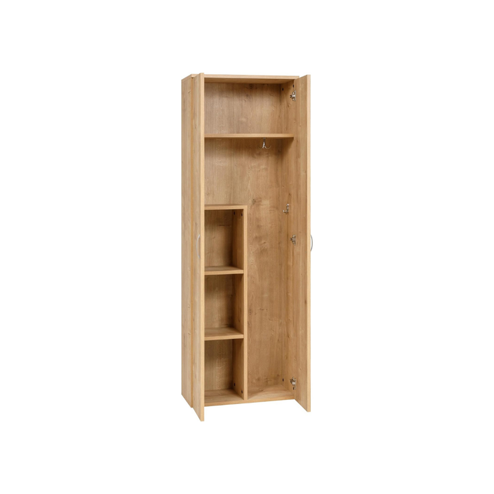 Kleiderschrank, Saphir Eiche Dekor, 60x180x34 cm