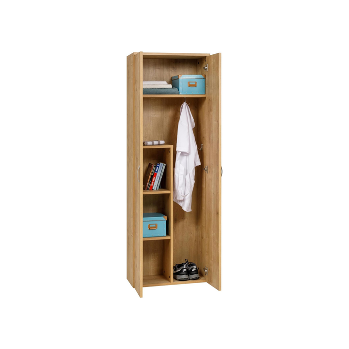 Kleiderschrank, Saphir Eiche Dekor, 60x180x34 cm