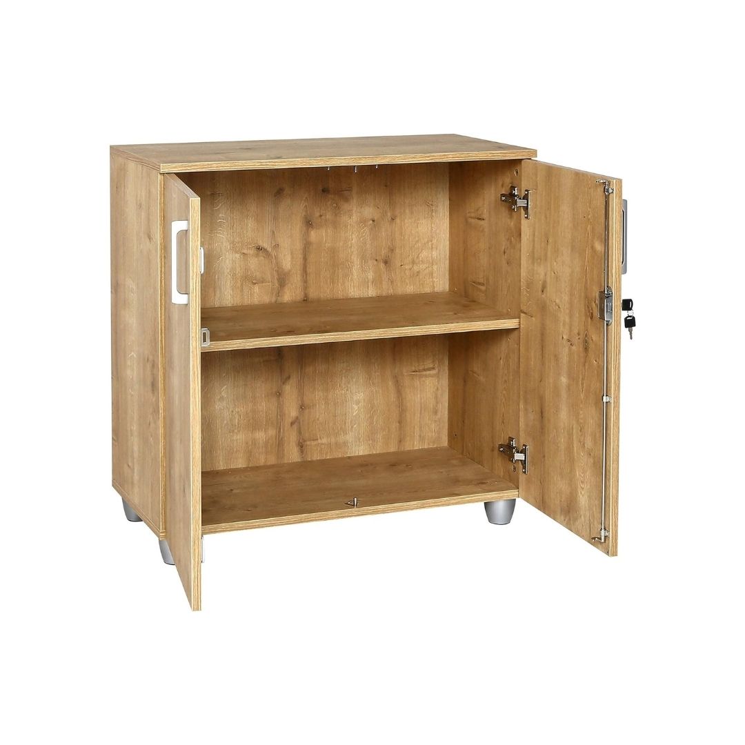 Aktenschrank, 80 cm x 40 cm x 80 cm, Saphir Eiche Dekor