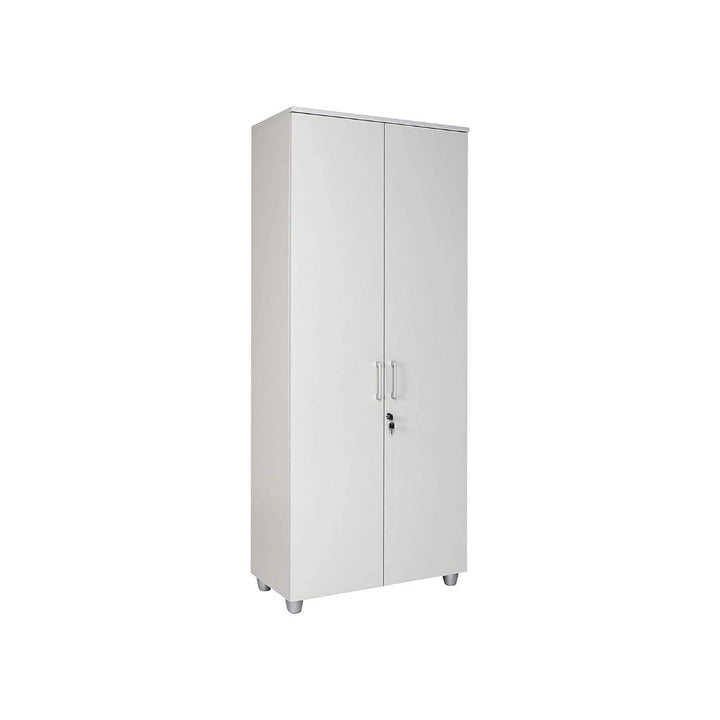 Aktenschrank, 80 cm x 40 cm x 190 cm, grau Dekor