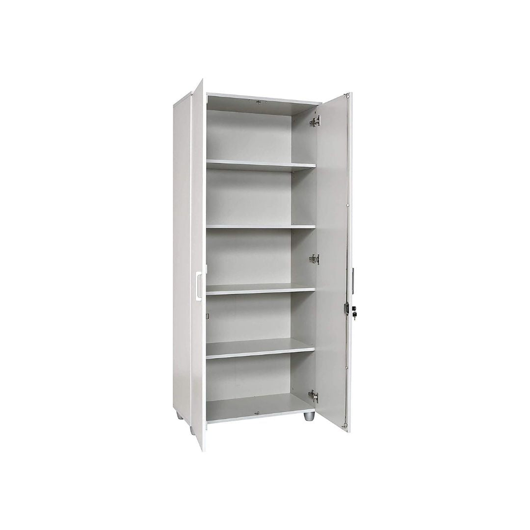 Aktenschrank, 80 cm x 40 cm x 190 cm, grau Dekor