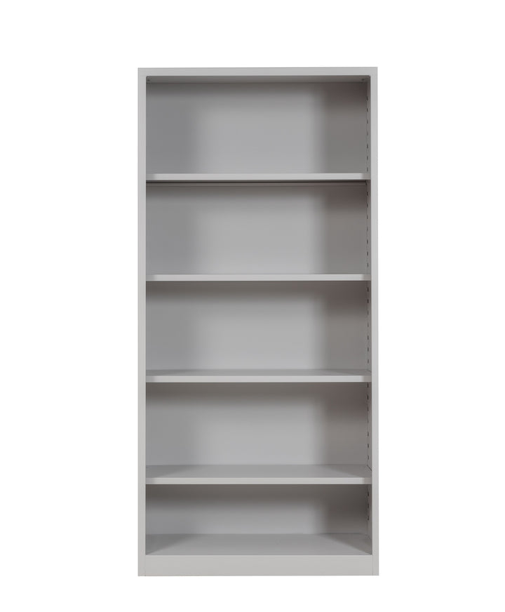 Aktenregal Stahlregalschrank, Schrank Büroschrank offen, Platz für ca. 55 Ordner, grau