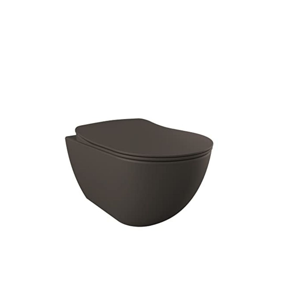 Free Rim Off Wand-WC ohne Hygienedusche, anthrazit