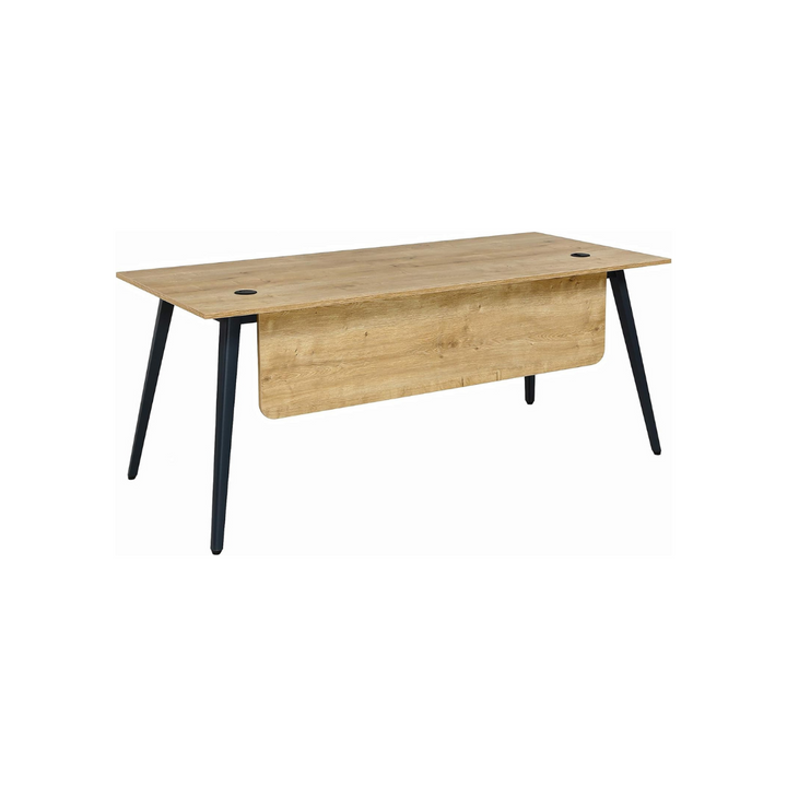 Schreibtisch Shift, 4 Fuß, 180 cm, Saphir Eiche Dekor/Anthrazit