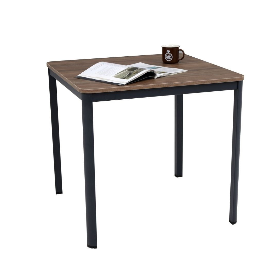 Schreibtisch Nova, 80x80x75 cm, Nussbaum Dekor/anthrazit