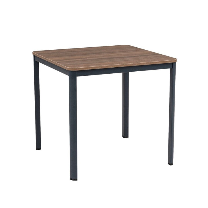 Schreibtisch Nova, 80x80x75 cm, Nussbaum Dekor/anthrazit