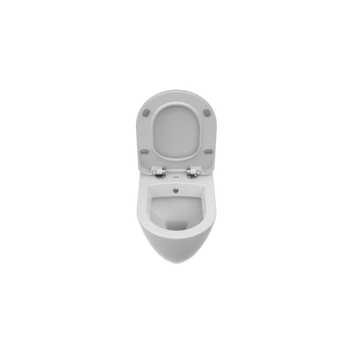 Terra Hänge WC mit Hygienedusche, weiß