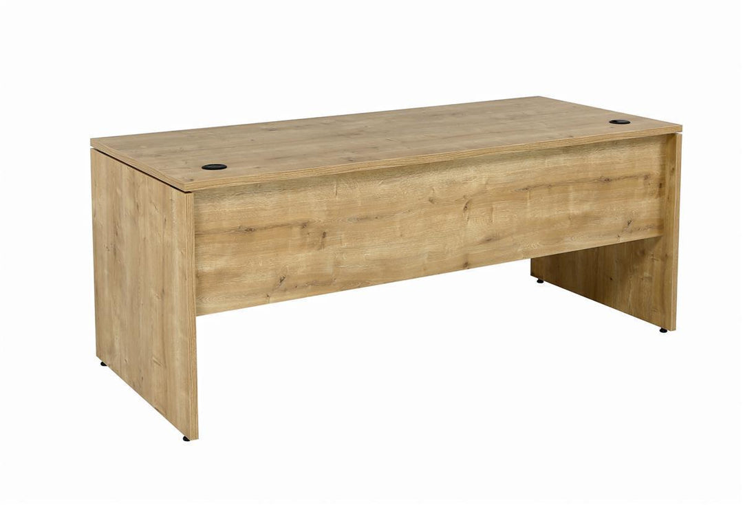 Schreibtisch Nuvi, 180 cm x 80 cm x 75 cm, Saphir Eiche Dekor