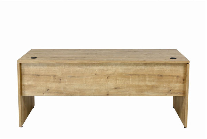 Schreibtisch Nuvi, 180 cm x 80 cm x 75 cm, Saphir Eiche Dekor