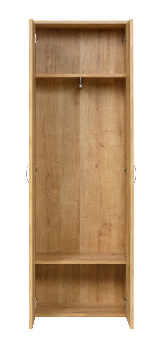 Kleiderschrank, Saphir Eiche Dekor, 60x180x34 cm