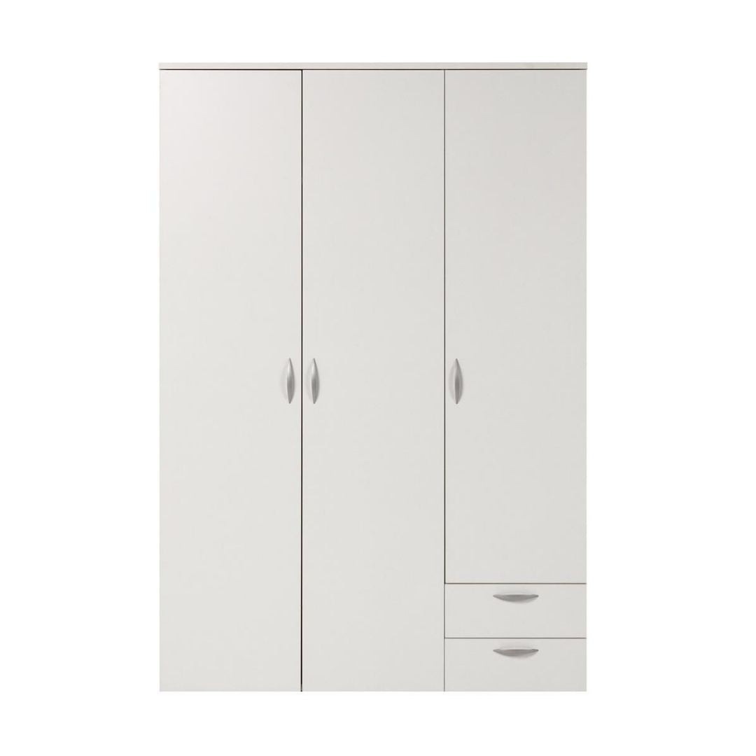 Kleiderschrank, weiß, 120x177x52cm