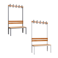 Umkleidebank einseitig