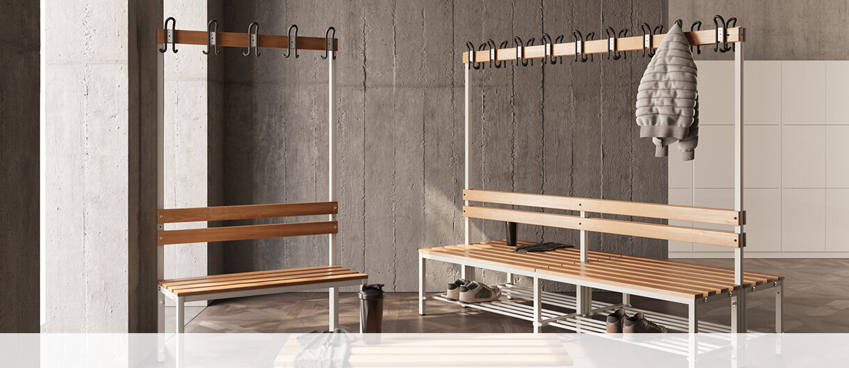 Garderobenbank