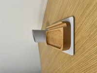 Desk Organizer Stifthalter, Telefonständer (10x10x25 cm, Grau)