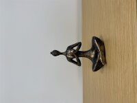 Wohnaccessoires, Yoga-Frau, Bronze