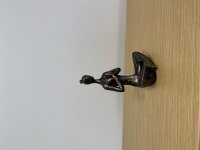 Wohnaccessoires, Yoga-Frau, Bronze