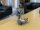 Wohnaccessoires, Yoga-Frau, Grau