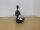Wohnaccessoires, Yoga-Frau, Grau