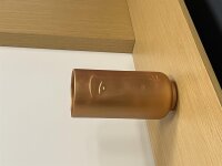 Blumenvase, 13 x 28 cm, bronze