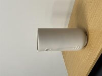 Blumenvase, 13 x 28 cm, beige