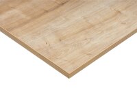 Furni24 Tischplatte 140x80cm Schreibtischplatte–Perfekt für höhenverstellbare Schreibtische, Computertisch Gaming-Tisch, Mehrzwecktisch, Esstische und mehr –25mm stabile Tischplatte langlebig, Saphir Eiche Dekor