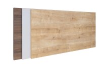 Furni24 Tischplatte 140x70cm Schreibtischplatte–Perfekt für höhenverstellbare Schreibtische, Computertisch Gaming-Tisch, Mehrzwecktisch, Esstische und mehr –25mm stabile Tischplatte langlebig, Saphir Eiche Dekor