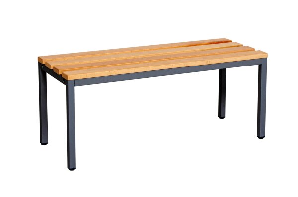 Garderobenbank 100 cm anthrazit