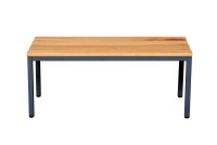 Garderobenbank 100 cm anthrazit