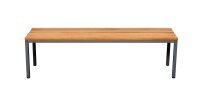 Garderobenbank 150 cm anthrazit