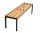 Garderobenbank 150 cm anthrazit