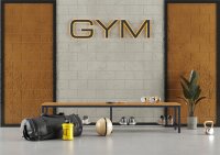 Garderobenbank mit Schuhrost 200 cm anthrazit